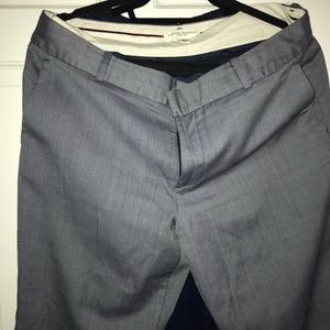 Banana Republic Blue Gray wise leg lines pants